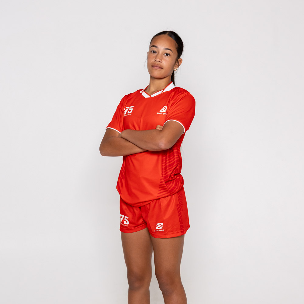 Players in Struddys touch football kits