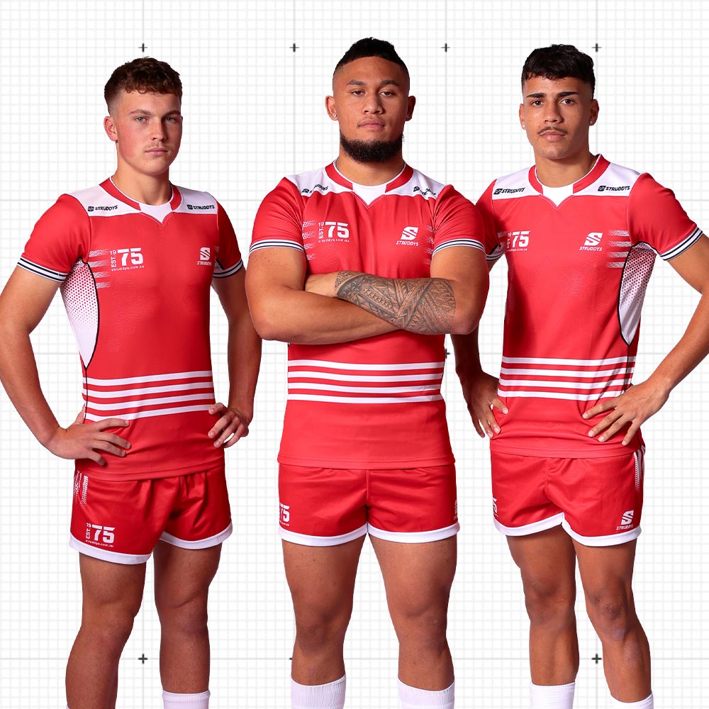 Players wearing Struddys Rugby League jerseys