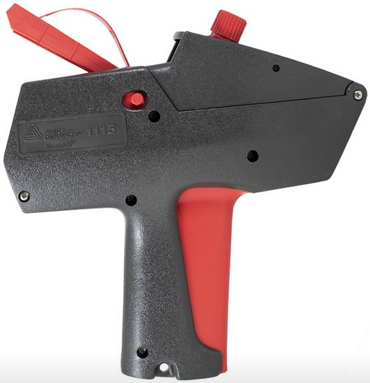 Kit Pistola Prezzi Monarch 1115 + 6000 Etichette Bianche E Inchiostro - Starter Pack Per Marcatura Prezzi, 2 Righe, Made In USA