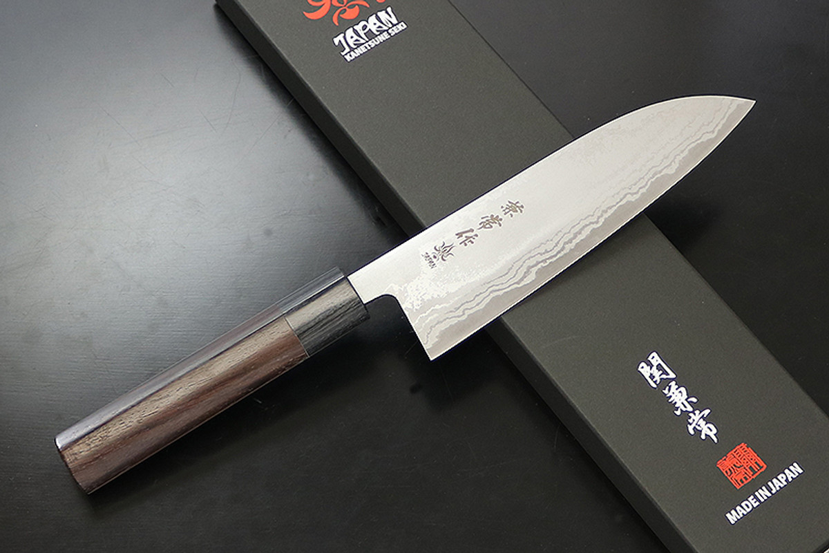 Kanetsune Seki Japan KC-142 Santoku VG-10 San Mai 165mm Kitchen