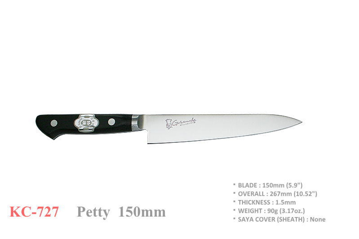 KC-727 AUS-8 Stainless Steel 150mm Petty Kitchen Paring Knife KC-727 AUS-8 Stainless Steel 150mm Petty Kitchen Paring Knife