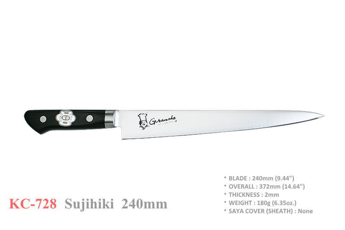 KC-728 Sujihiki AUS-8 Stainless Steel 240mm Kitchen Cutlery Knife
