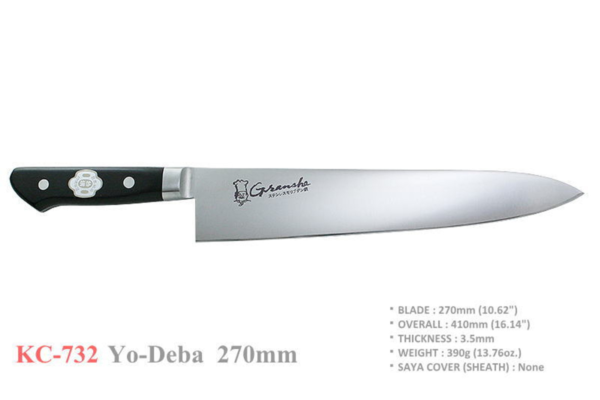 KC-732 Yo-Deba AUS-8 Stainless Steel 270mm Kitchen Knife