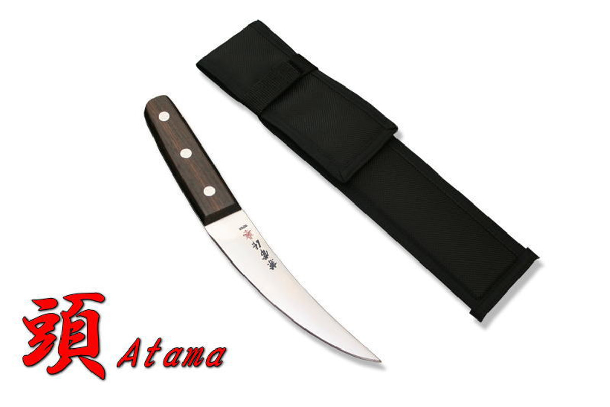 KB-239 Atama SKD-12 Carbon Steel 150mm Kitchen Cutlery Knife