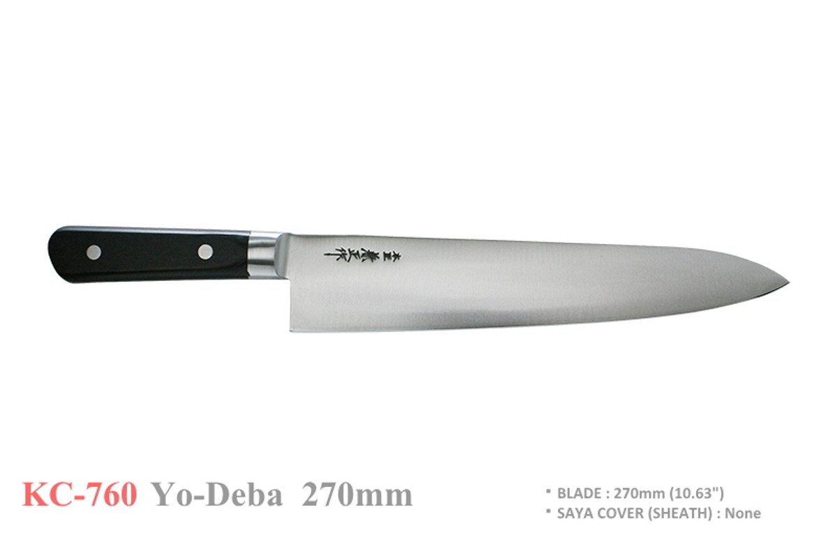 KC-760 Yo-Deba High Carbon Steel 270mm Kitchen Cutlery Knife KC-760 Yo-Deba High Carbon Steel 270mm Kitchen Cutlery Knife