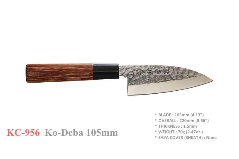 KC-956 Ko-Deba High Carbon Steel 105mm Kitchen Cutlery Knife