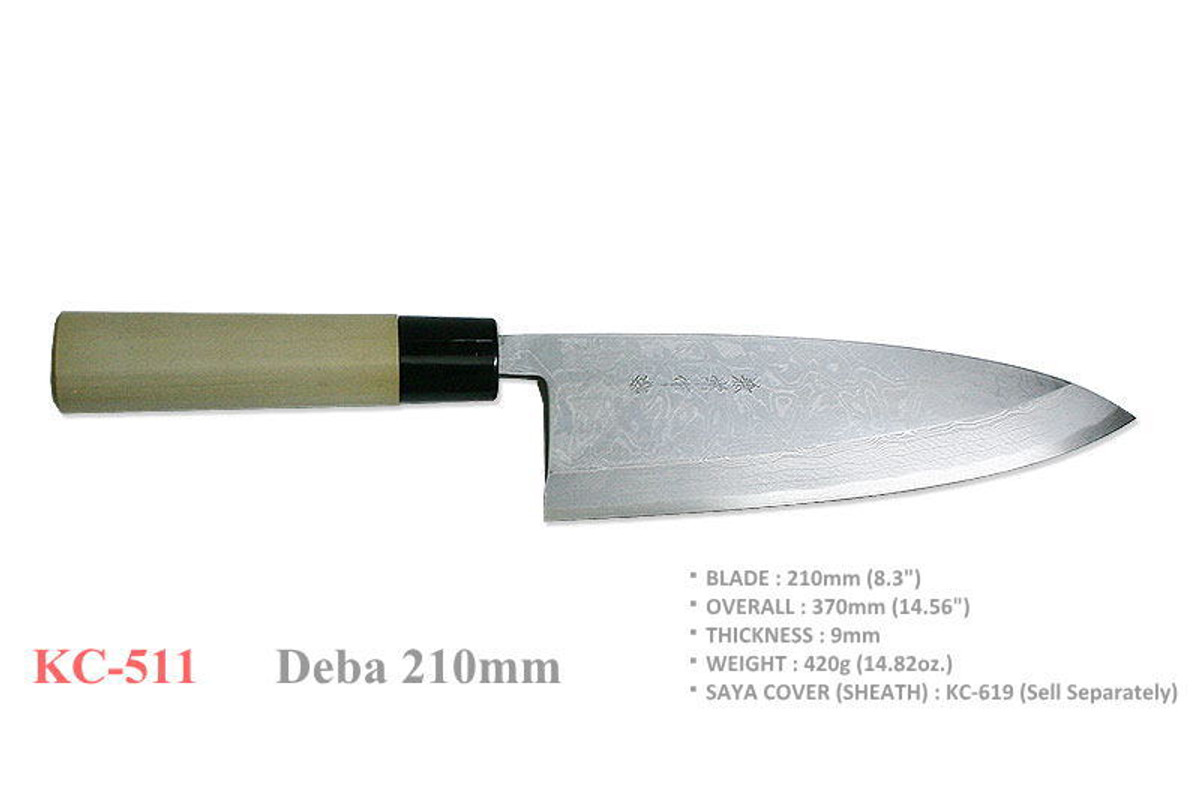 KC-511 Deba White Steel #2 210mm Kitchen Cutlery Chef Knife KC-511 Deba White Steel #2 210mm Kitchen Cutlery Chef Knife