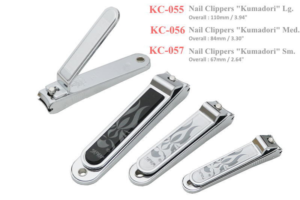 KC-057 Kumadori Small Stainless Steel 67mm Nail Clippers