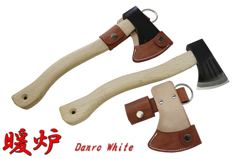 akachan KB-157 Danro Burned Hatchet Axe for Camping & Home - Kanetsune USA
