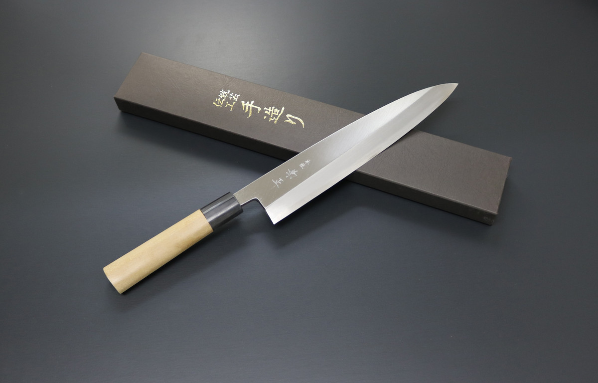 ●GINOC. G-68 Mioroshi-Deba White 195mm Kitchen Cutlery Chef Knife
