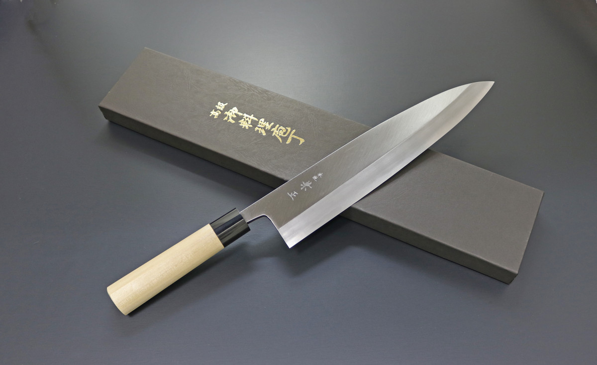 bora「白夜」 G-68 Mioroshi-Deba White 195mm Kitchen Cutlery Chef Knife