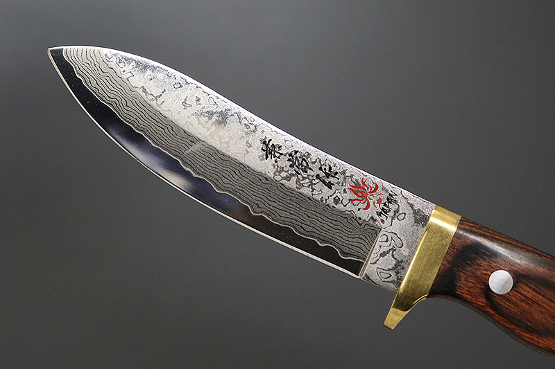 KB-552 Subaru Skinner VG-10 Stainless Damascus 112mm Field Knife