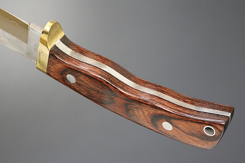 KB-552 Subaru Skinner VG-10 Stainless Damascus 112mm Field Knife