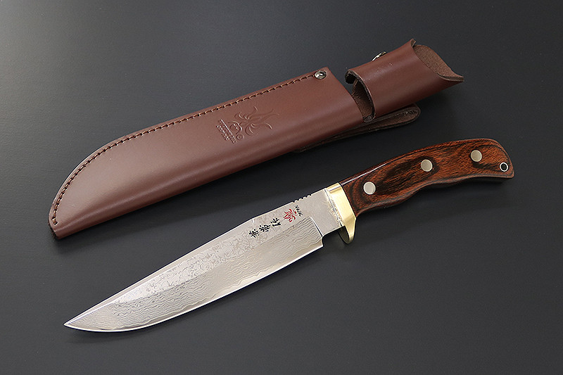 切削刃物 KB-553 Subaru-180 VG-10 Stainless Damascus 180mm Field Knife