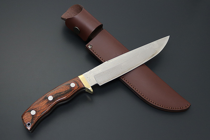 KB-553 Subaru-180 VG-10 Stainless Damascus 180mm Field Knife