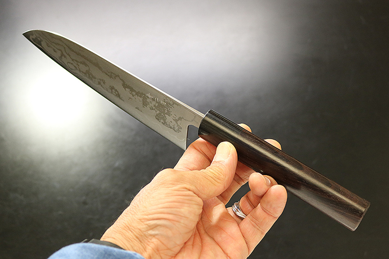 KC-462 Santoku Blue Steel Damascus 165mm Kitchen Cutlery Knife