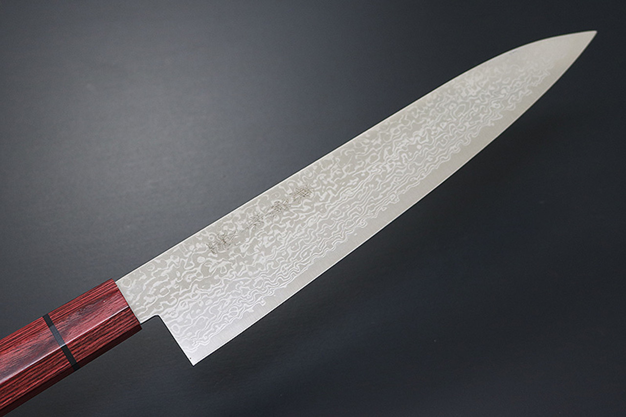 Kanetsune Seki Japan KC-822 Minamo-Kaze Damascus 210mm Kitchen