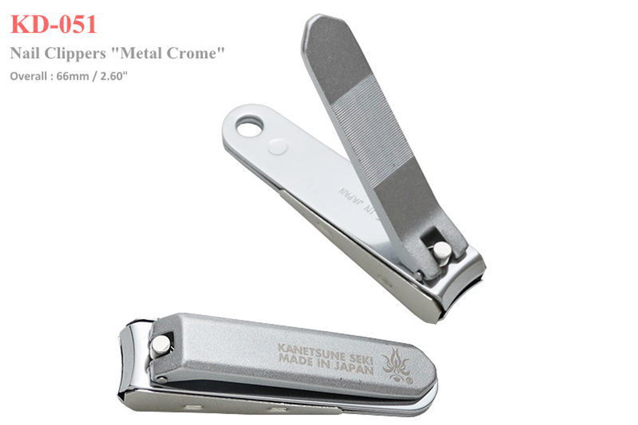 KD-051 "Metal Chrome" 66mm Nail Clippers