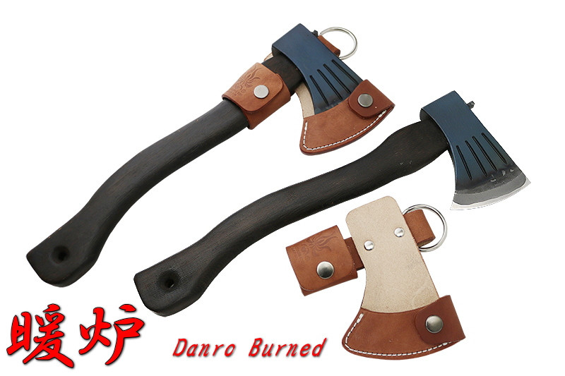ケンクラフト KB-157 Danro Burned Hatchet Axe for Camping & Home - Kanetsune USA