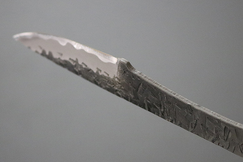 KB-421 Hayashi White Steel 65mm One-Piece Field Knife Rough