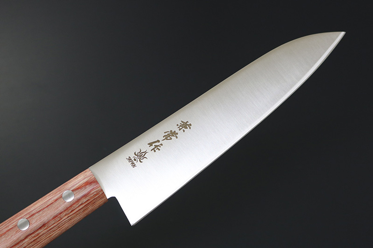 Kanetsune Seki Japan KC-096 High Carbon Steel 220mm Rosewood Chinese Cleaver  Knife - Kanetsune USA