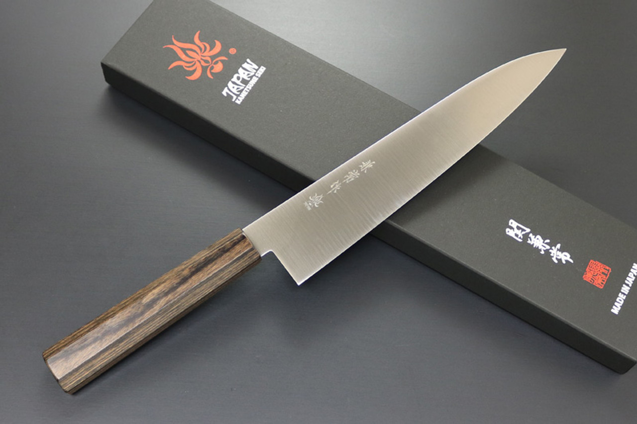 Kikubari (きくばり) Japanese Style Carbon Steel Knife – Knife out