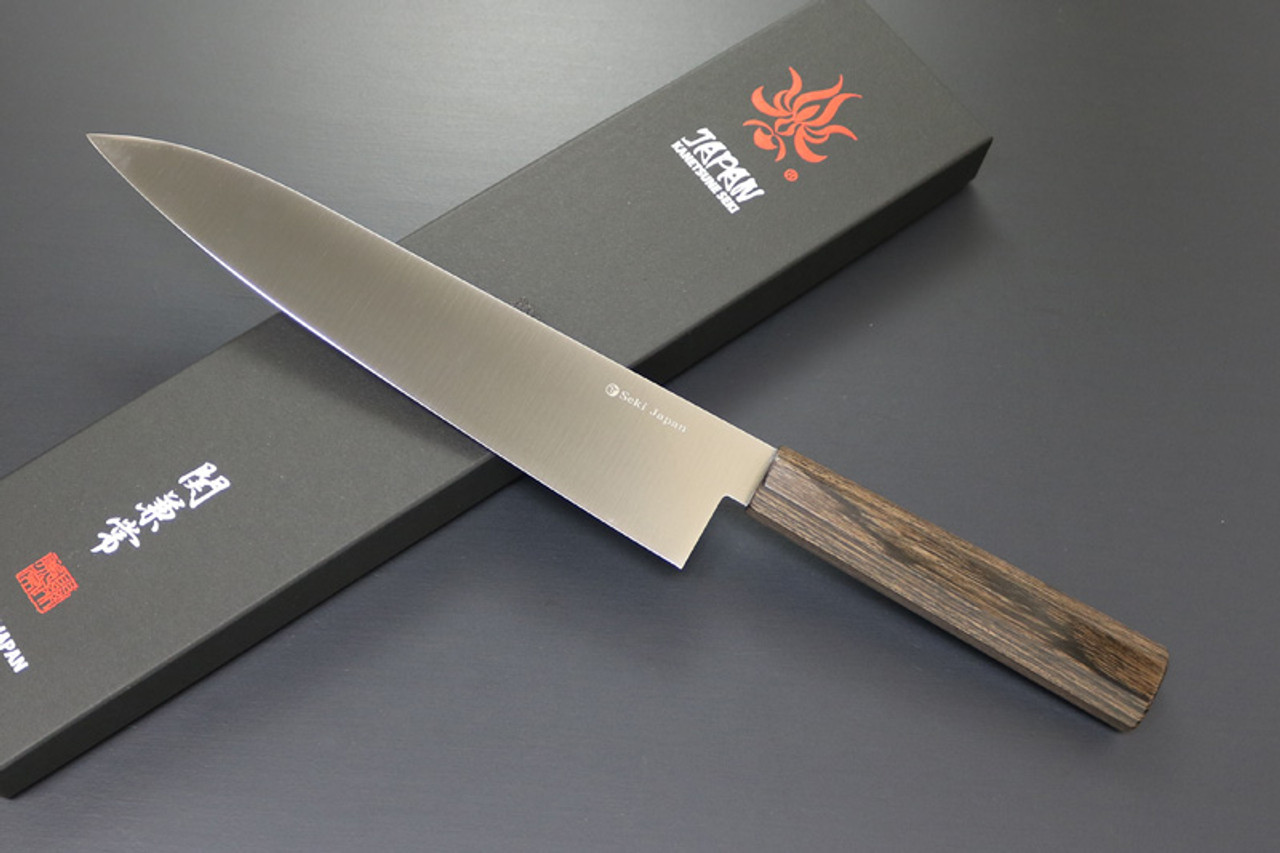 Kanetsune Seki Japan KC-096 High Carbon Steel 220mm Rosewood