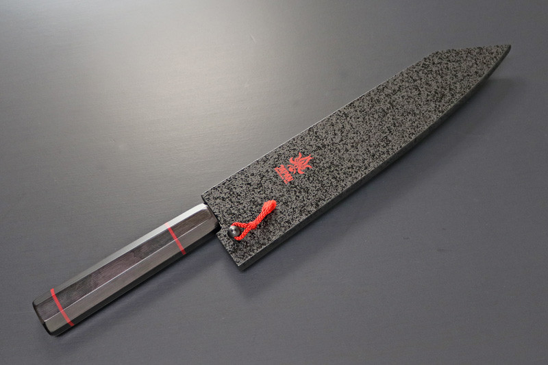 KC-815 Namishibuki Kiritsuke 210mm Damascus Kitchen Knife