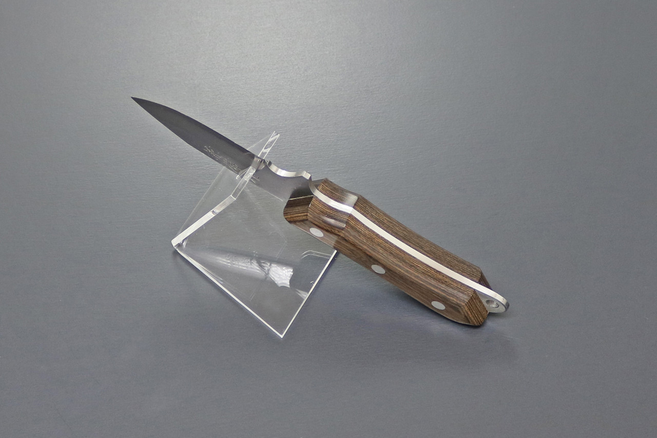 KB-269 Seseragi 2 Drop Damascus Blue Steel 70mm Field Knife