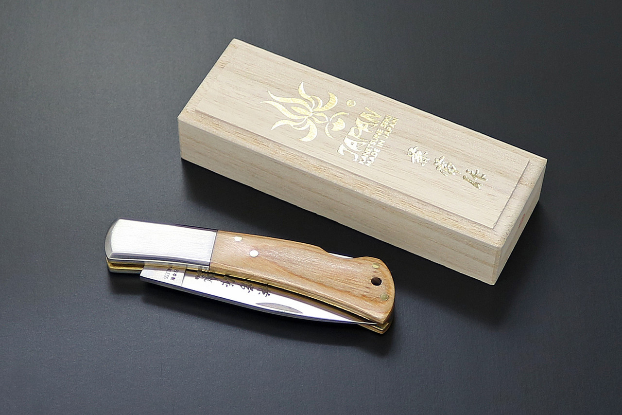 Kanetsune Seki Japan Kaico-Tou Tan KB-510 AUS-8 Folding Lockback Pocket Knife