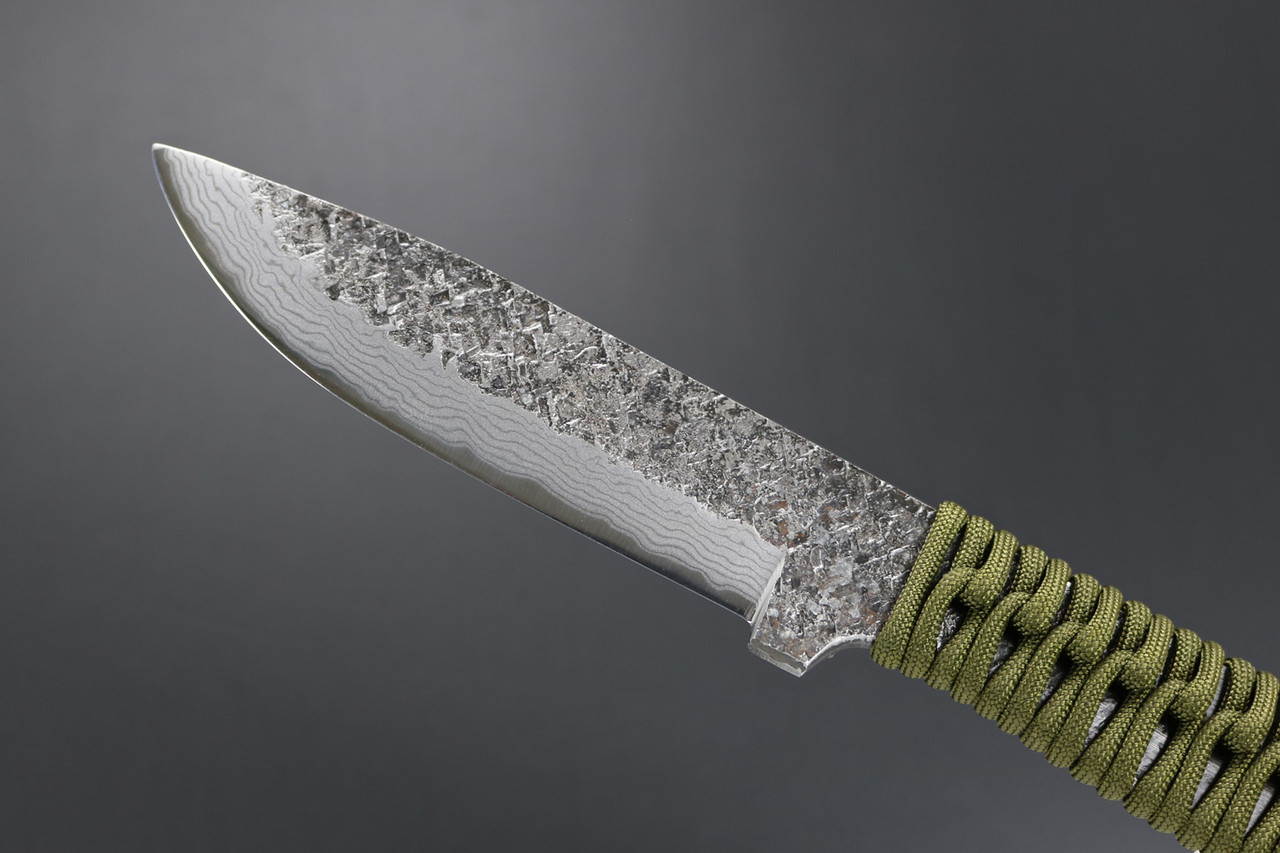 Kanetsune Seki Japan KB-280 Karasu Blue Steel 125mm Paracord