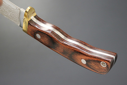 KB-551 Subaru Drop Point VG-10 Stainless Damascus 100mm Field