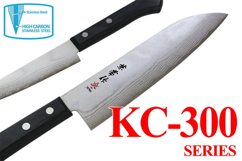 KC-304 Stainless Steel Damascus 120mm Petty Kitchen Paring Knife