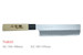 KC-565 Nakiri White Steel #3 165mm Kitchen Cutlery Knife KC-565 Nakiri White Steel #3 165mm Kitchen Cutlery Knife