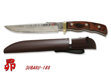 KB-553 Subaru-180 VG-10 Stainless Damascus 180mm Field Knife