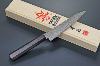 KC-844 Namishibuki Wa-Petty 135mm Damascus Kitchen Knife