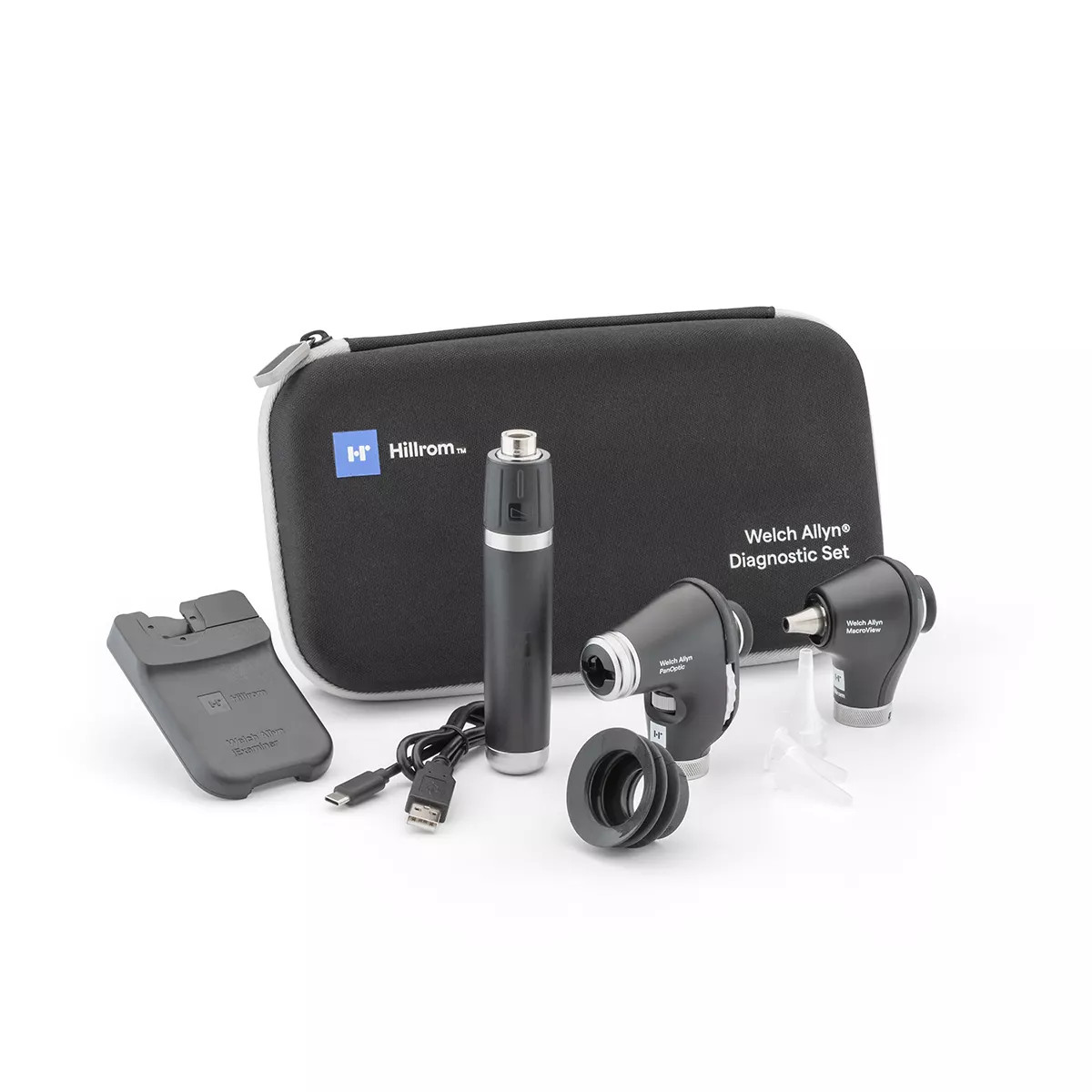 PRECISE CANADA 11 Mix Colors Fiber Optic Otoscope/Ophthalmoscope Set - LED Diagnostic