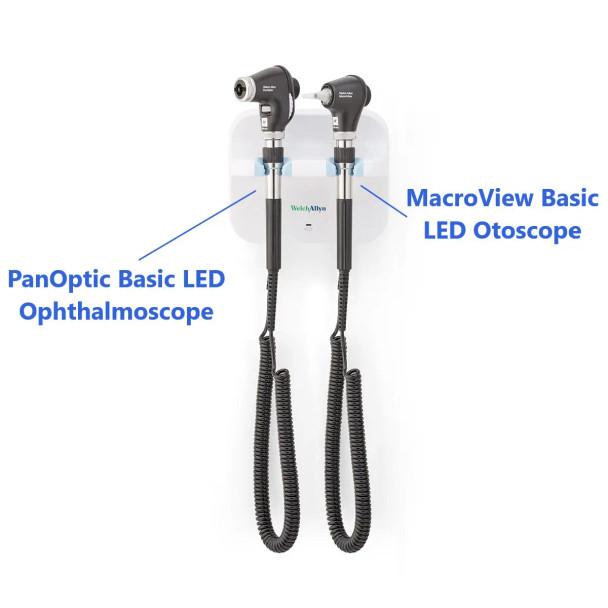 Welch Allyn MacroView Basic LED Otoscope & PanOptic Basic LED Ophthalmoscope 777-PM2XXX