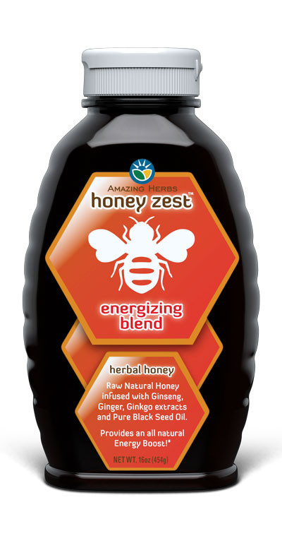 HoneyZest Energizing Honey - 16oz - Authentic Statements