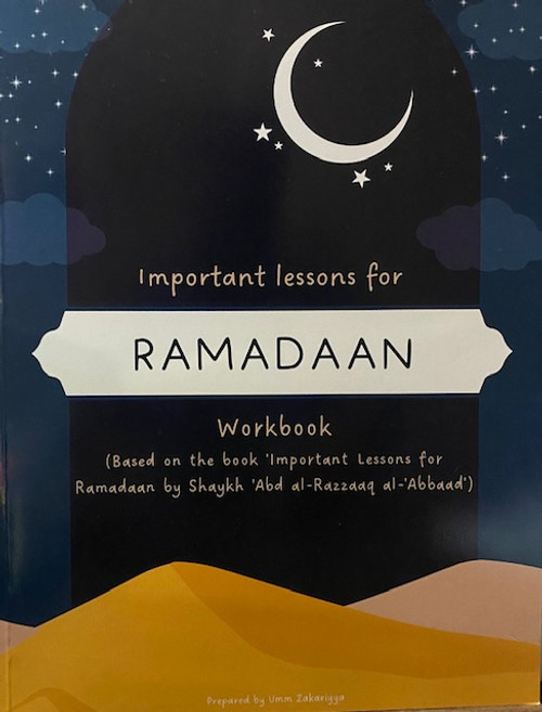 Important  Lessons For Ramadaan ( Children's Workbook) By Germantown Masjid