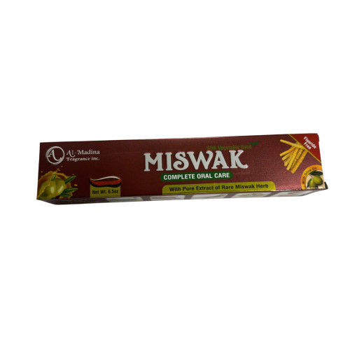 Miswak Advance Whitening Formula -100% Fluoride Free Toothpaste - 7.5 oz