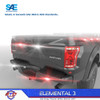 Extreme Tactical Dynamics Elemental 3 TIR LED Grille and Surface Mount Strobe Lights Back facing on Vehicle