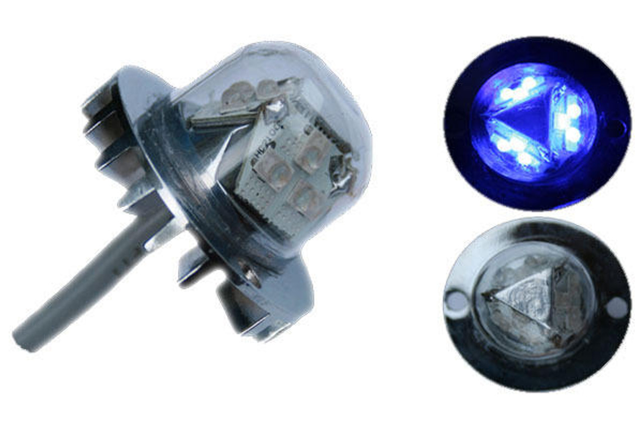 LED Hideaway Strobe Lights - Mini Emergency Vehicle LED Warning Lights with  Controller - Surface/Flush