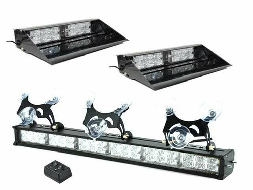 Extreme Tactical Dynamics ETD Flashing Centari 60 LED Emergency Vehicle Light Bundle