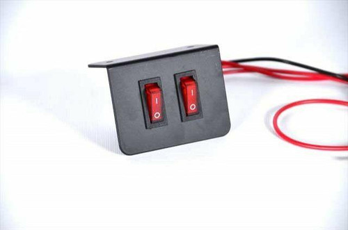 Extreme Tactical Dynamics Rocker Two Double Toggle Switch Plate For Emergency Vehicle Lighting