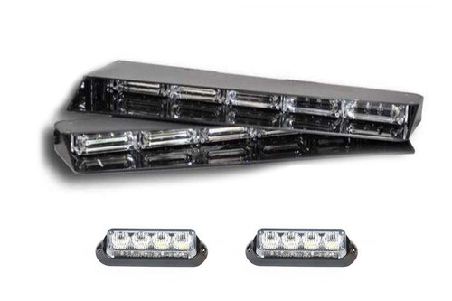 Stealth 4 Linear LED Visor Light Bar | Extreme Tactical Dynamics