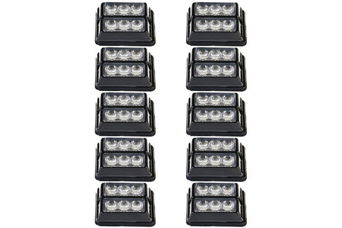Extreme Tactical Dynamics Undercover 3 DS TIR LED Grille and Surface Mount 10 Multi-Pack
