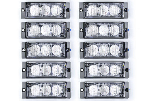 Extreme Tactical Dynamics Halo 3 TIR LED Grille and Surface Mount 10 Multi-Pack