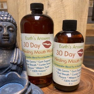 30 Day Healing Natural Herbal Mouth Wash, Healthy Gums, Tooth Whitener 16 oz 30 Day Healing Natural Herbal Mouth Wash, Healthy Gums, Tooth Whitener 16 oz