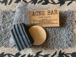 Best Ever Juniper, Tea Tree and Activated Charcoal Acne Bar 